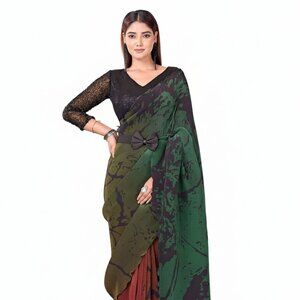 Elegant Designer Silk Saree - Ethnic Wear for Occasions - Multicolor